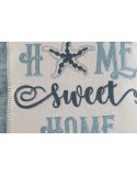 Cushion Home ESPRIT Blue Beige Silver Mediterranean 45 x 15 x 45 cm