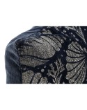 Cushion Home ESPRIT Silver Navy Blue Mediterranean 45 x 15 x 45 cm