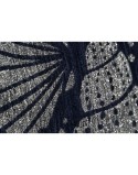 Cushion Home ESPRIT Silver Navy Blue Mediterranean 45 x 15 x 45 cm