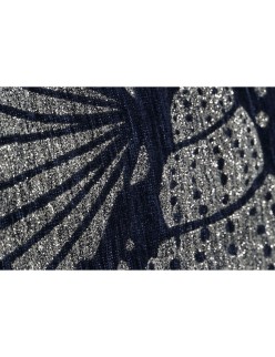 Cushion Home ESPRIT Silver Navy Blue Mediterranean 45 x 15 x 45 cm