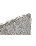 Cuscino Home ESPRIT Bianco Grigio Nappe Boho 45 x 15 x 45 cm