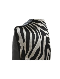 Cojín Home ESPRIT Negro Dorado 45 x 15 x 45 cm