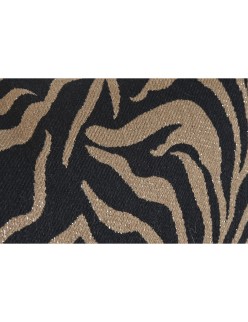 Cojín Home ESPRIT Negro Dorado 45 x 15 x 45 cm