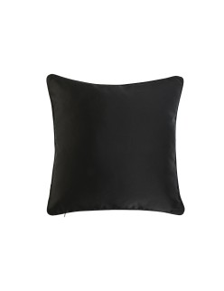 Cojín Home ESPRIT Negro Dorado 45 x 15 x 45 cm