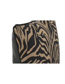 Cojín Home ESPRIT Negro Dorado 45 x 15 x 45 cm