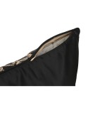 Cojín Home ESPRIT Negro Dorado 45 x 15 x 45 cm