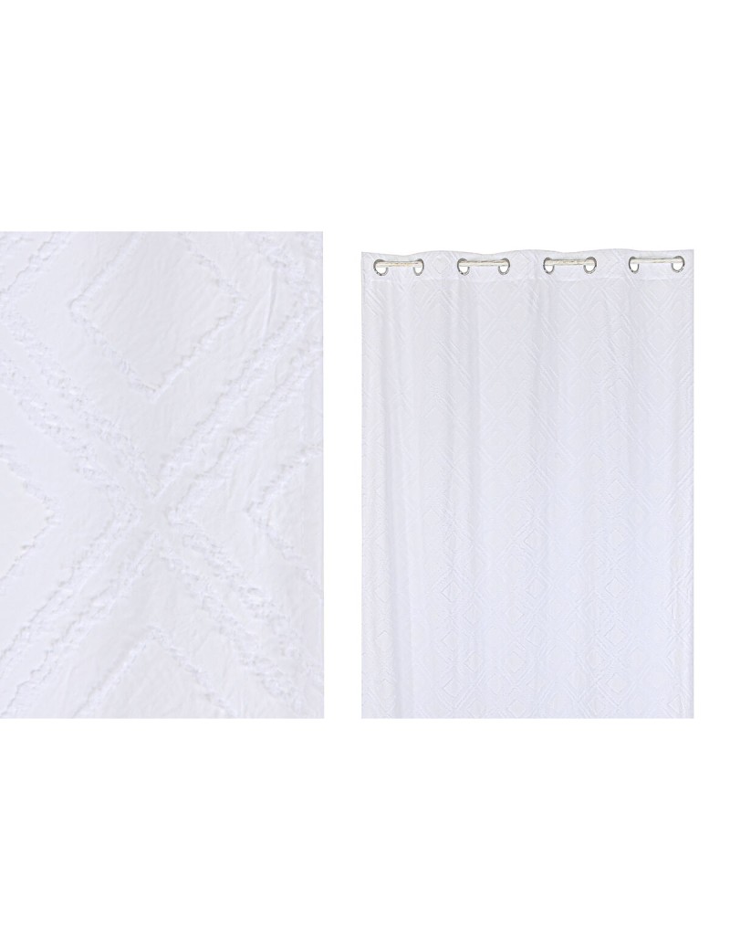 Cortina Home ESPRIT Branco 140 x 260 x 260 cm Bordado