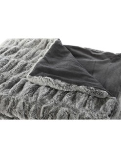 Manta Home ESPRIT Gris 130 x 170 x 2 cm