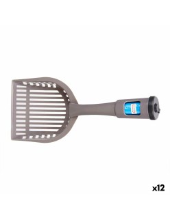 Pala recogedora Mascow 324 Antracita Plástico 28 x 7 x 12,5 cm Mascotas Dispensador de Bolsas (12 Unidades)