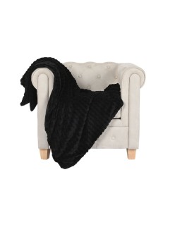 Manta Home ESPRIT Negro 130 x 170 cm