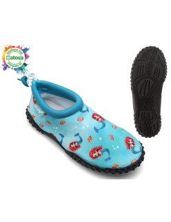 Chaussures aquatiques pour Enfants Bleu Sirène