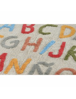 Alfombra Home ESPRIT Blanco Multicolor Infantil 100 x 150 x 1,5 cm