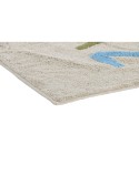 Alfombra Home ESPRIT Blanco Multicolor Infantil 100 x 150 x 1,5 cm