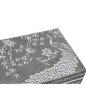 Caja-Joyero Home ESPRIT Verde Plateado Madera Aluminio 17,5 x 12,5 x 8,5 cm
