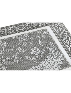 Guarda-Joias Home ESPRIT Verde Prateado Madeira Alumínio 27,5 x 20 x 5,4 cm