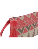 Neceser de Viaje Home ESPRIT Beige Fucsia 26 x 2 x 19 cm