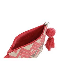 Neceser de Viaje Home ESPRIT Beige Fucsia 26 x 2 x 19 cm