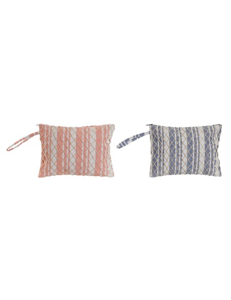 Neceser de Viaje Home ESPRIT Azul Coral EVA 26 x 1 x 18 cm (2 Unidades)