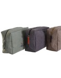 Necessaire da Viaggio DKD Home Decor Marrone Verde Bordeaux 20 x 8 x 14 cm