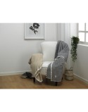 Couverture Alexandra House Living Lares Gris perlé 125 x 180 cm