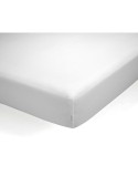 Sábana Bajera Ajustable Alexandra House Living QUTUN Blanco 140 x 1 x 200 cm
