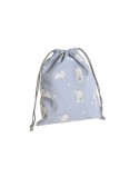 Busta DKD Home Decor Azzurro Bianco Rosa osos 24 x 2 x 26 cm (2 Unità)