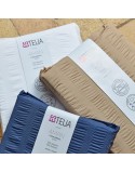Bettbezug-Set Alexandra House Living Amán Blau Einzelmatratze 2 Stücke
