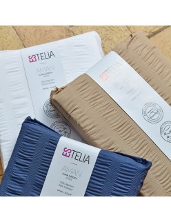 Bettbezug-Set Alexandra House Living Amán Blau Einzelmatratze 2 Stücke