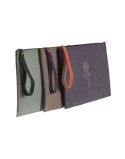 Trousse de toilette DKD Home Decor Marron Vert Bordeaux Toile Yoga 31 x 1 x 21 cm (3 Unités)