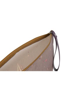 Trousse de toilette DKD Home Decor Marron Vert Bordeaux Toile Yoga 31 x 1 x 21 cm (3 Unités)