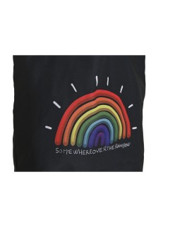 Sac en toile DKD Home Decor Noir Polyester Nylon 43 x 15 x 40 cm (2 Unités)