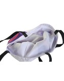 Sac en toile DKD Home Decor Blanc polialgodon Polyester 43 x 15 x 40 cm (4 Unités)