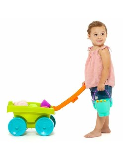 Conjunto de Carrinho de Praia com Acessórios Moltó 6 Peças