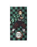 Strandbadetuch Demon Slayer grün 100 % polyester 70 x 140 cm