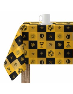 Tovaglia in resina antimacchia Harry Potter Hufflepuff Multicolore 100 x 150 cm