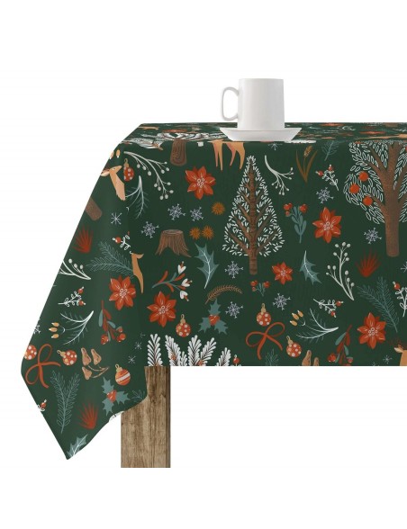 Tovaglia in resina antimacchia Belum Merry Christmas Multicolore 100 x 150 cm