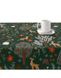 Tovaglia in resina antimacchia Belum Merry Christmas Multicolore 100 x 150 cm
