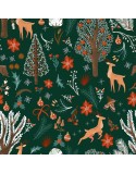 Tovaglia in resina antimacchia Belum Merry Christmas Multicolore 100 x 150 cm