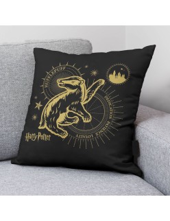 Funda de cojín Harry Potter Hufflepuff Negro Multicolor 50 x 50 cm