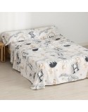 Juego de Sábanas Harry Potter Beige Multicolor Cama de 105