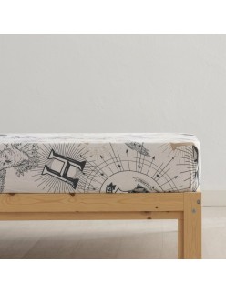 Juego de Sábanas Harry Potter Beige Multicolor Cama de 105
