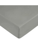 Fitted bottom sheet Decolores Liso Steel Single Smooth