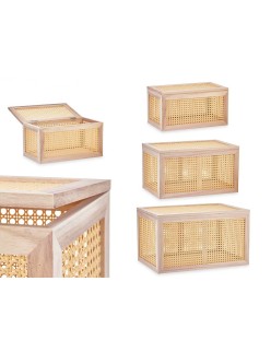 Set of Chests Paolownia wood 3 Pieces