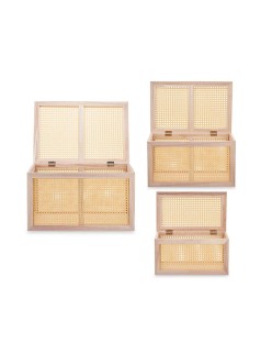 Juego de Baúles Madera de Paulonia 3 Piezas