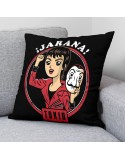 Housse de coussin La casa de papel Chibi B Noir Multicouleur 45 x 45 cm