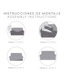 Funda para Sofá Eysa TROYA Beige 70 x 110 x 170 cm