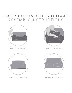 Funda para Sofá Eysa TROYA Beige 70 x 110 x 170 cm