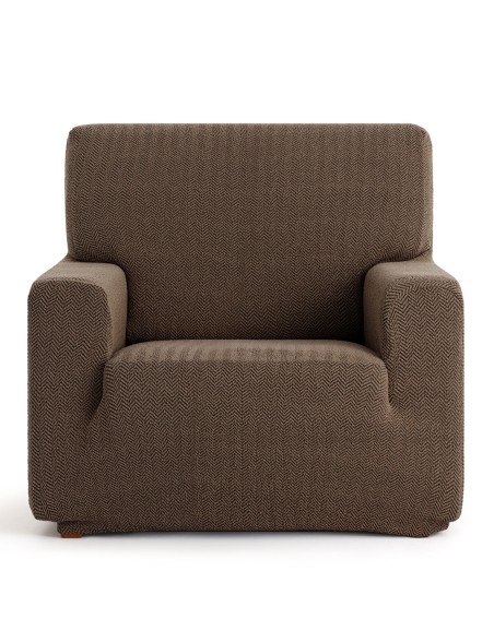 Funda para sillón Eysa JAZ Marrón 70 x 120 x 130 cm Funda para sillón Eysa JAZ Marrón 70 x 120 x 130 cm