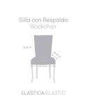 Custodia per Sedia Eysa TROYA Marrone Chiaro 50 x 55 x 50 cm 2 Unità