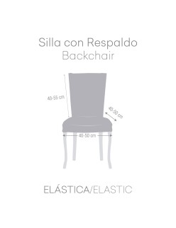 Custodia per Sedia Eysa TROYA Marrone Chiaro 50 x 55 x 50 cm 2 Unità